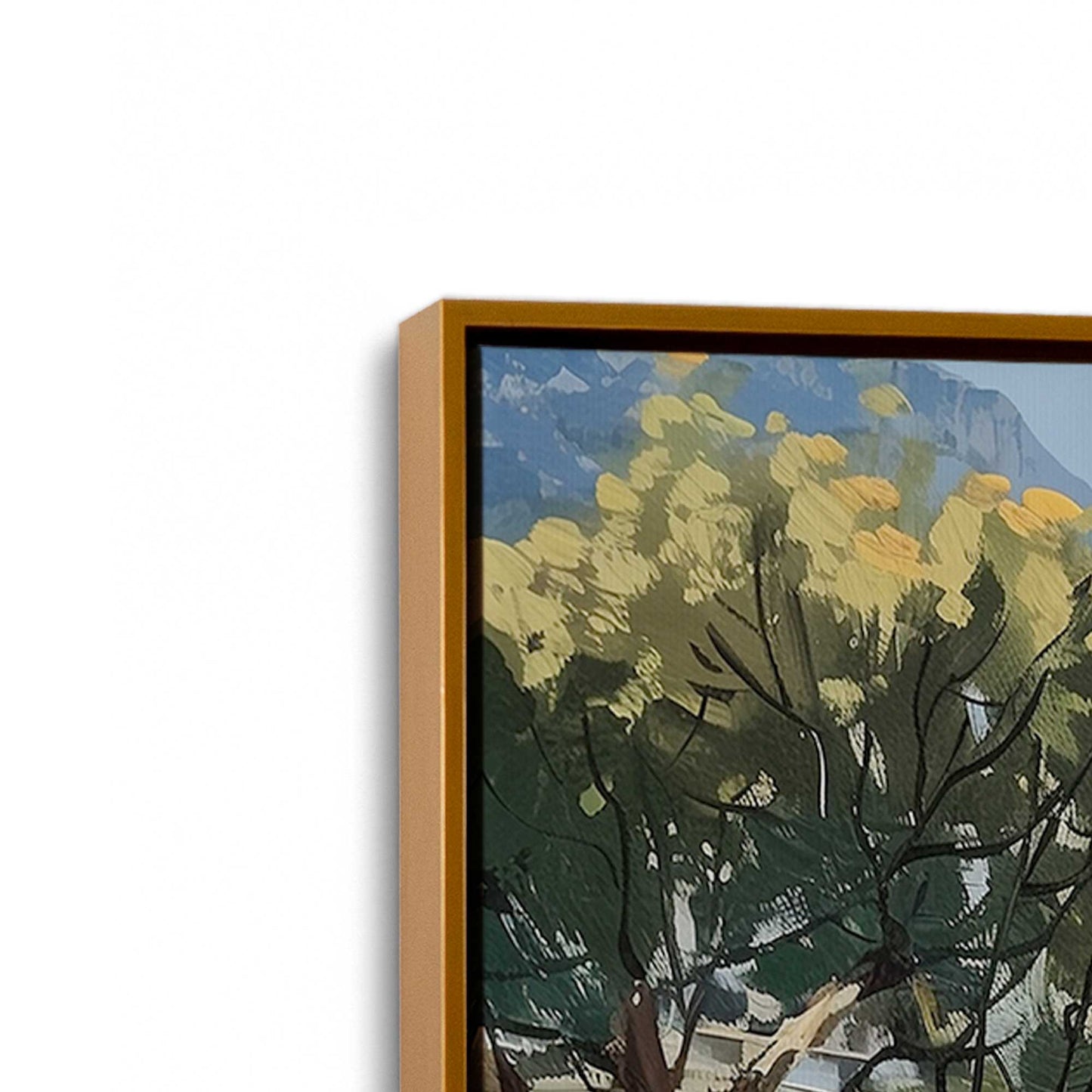 [Color:Polished Gold], Picture of the corner of the art
