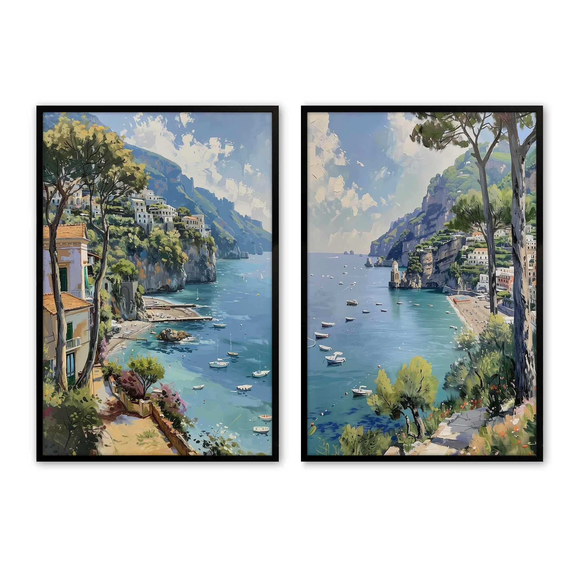 [Color:Satin Black], Picture of art in a Satin Black frame
