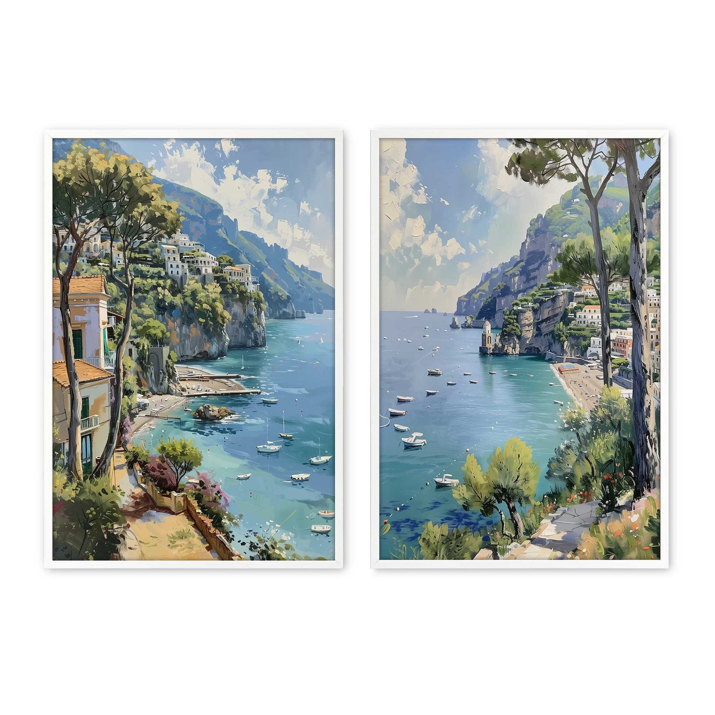 [Color:Opaque White], Picture of art in a Opaque White frame