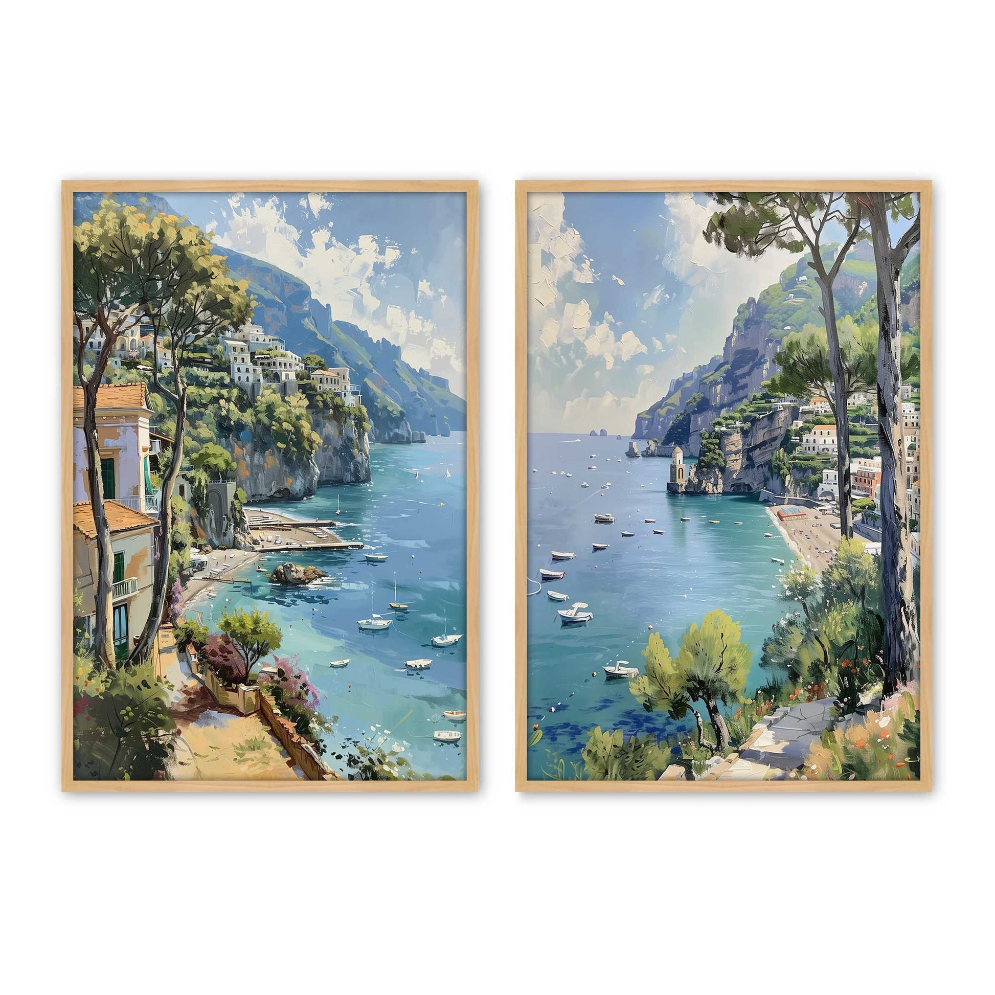 [Color:American Maple], Picture of art in a American Maple frame
