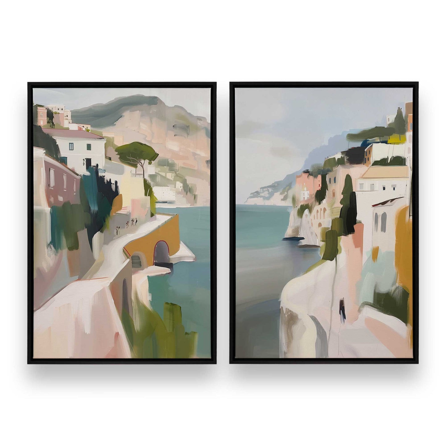 [Color:Satin Black], Picture of art in a Satin Black frame
