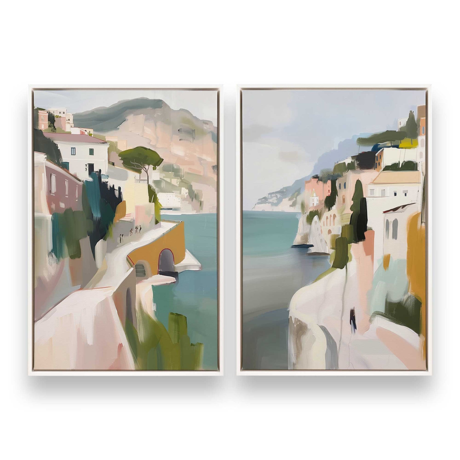 [Color:Opaque White], Picture of art in a White frame