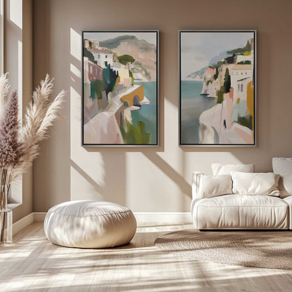 [Color:American Maple], Picture of art in a American Maple frame