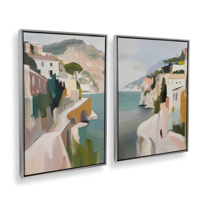 [Color:Polished Chrome], Picture of art in a Polished Chrome frame at an angle