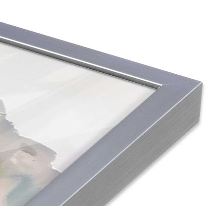 [Color:Polished Chrome], Picture of art in a Polished Chrome frame of the corner