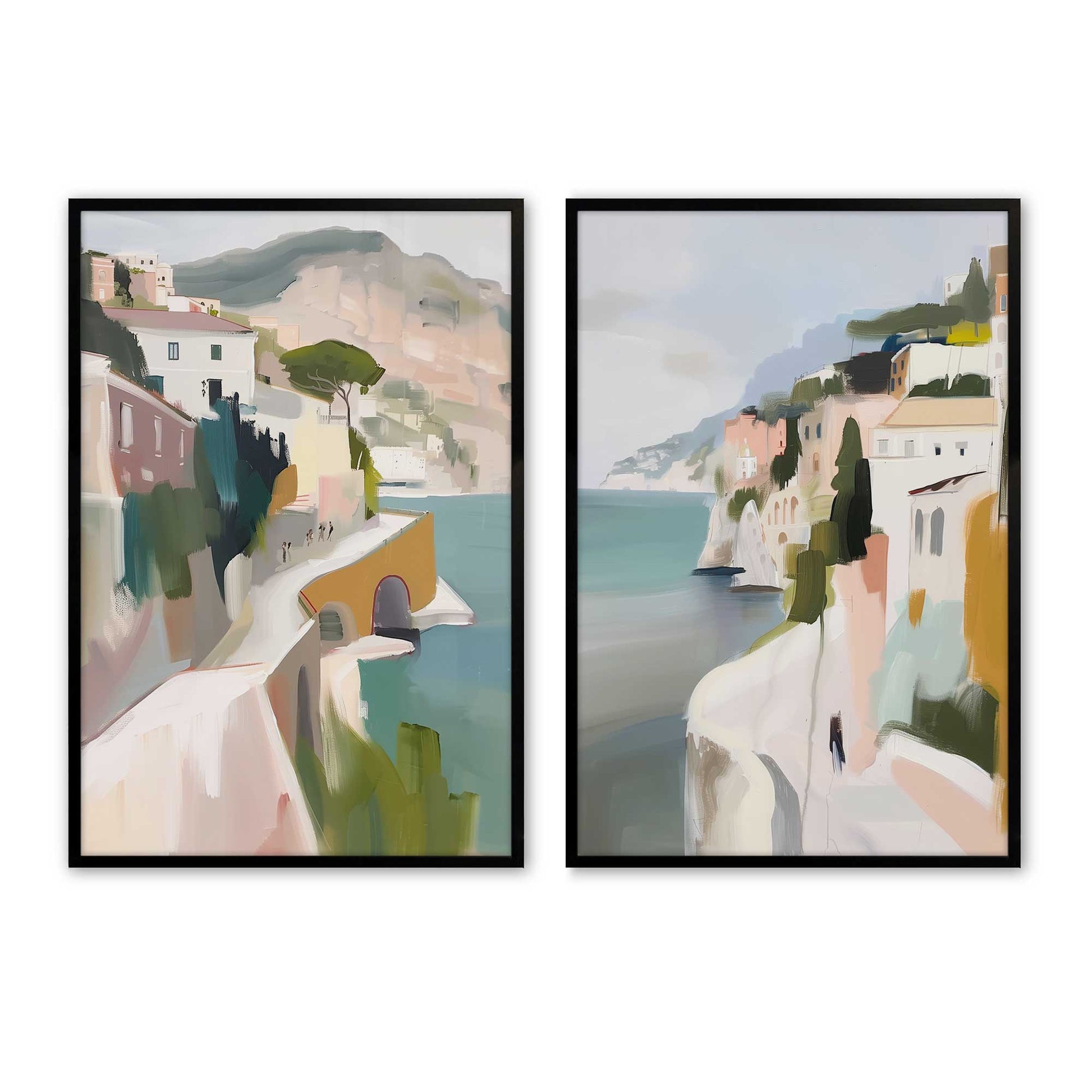 [Color:Satin Black], Picture of art in a Satin Black frame