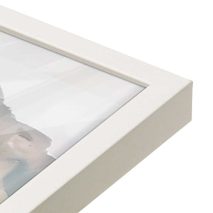 [Color:Opaque White], Picture of art in a Opaque White frame of the corner