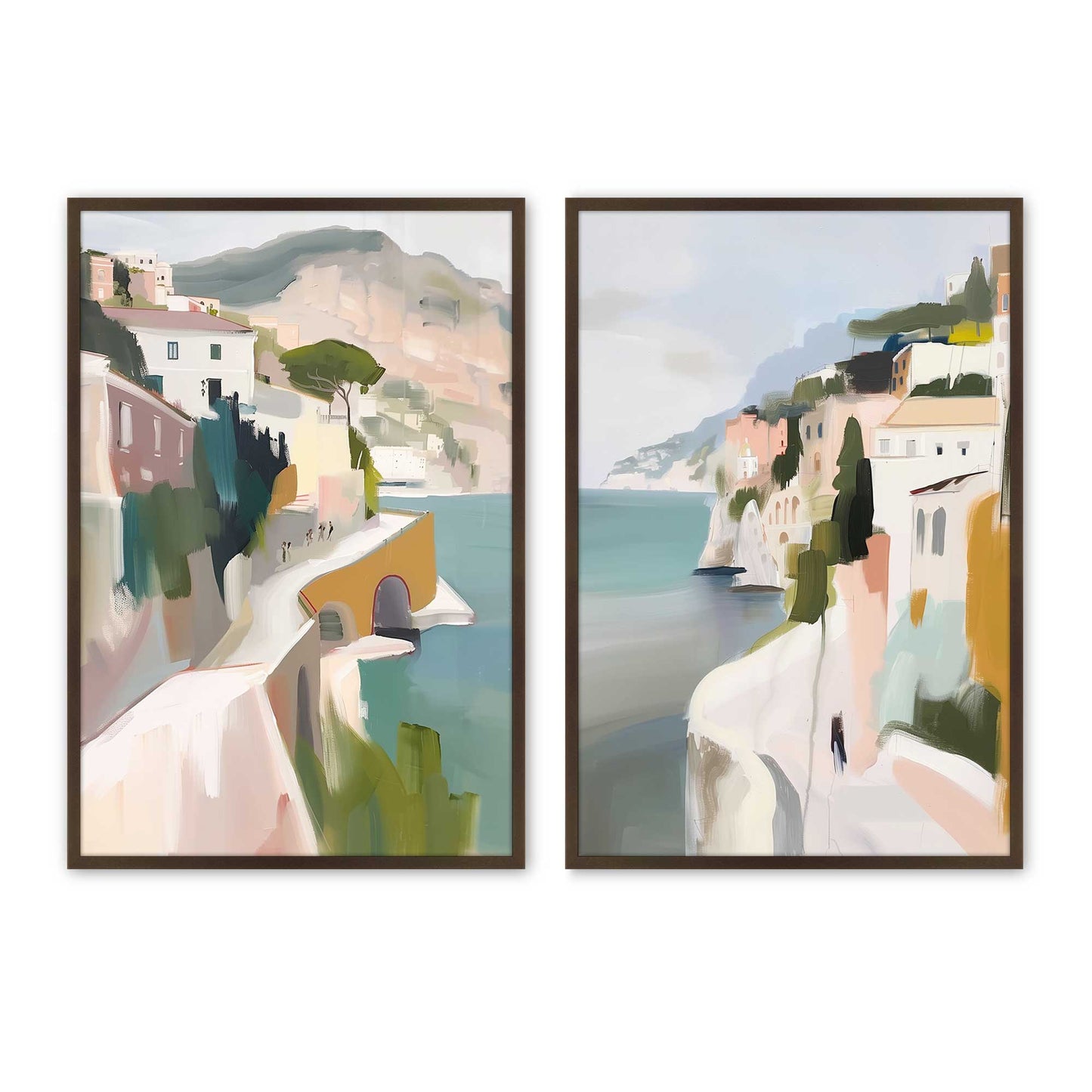 [Color:Belvinder Brown], Picture of art in a Belvinder Brown frame