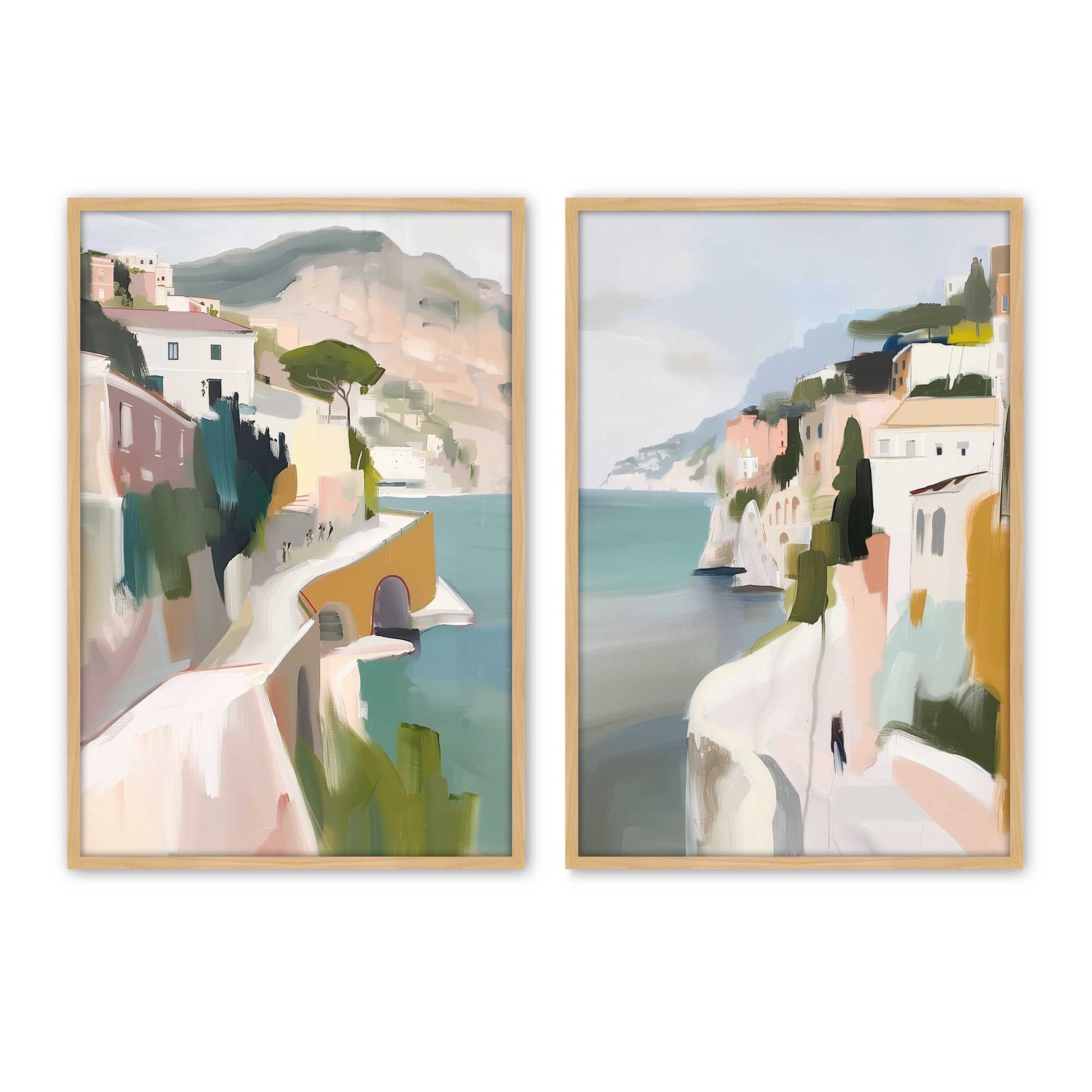 [Color:American Maple], Picture of art in a American Maple frame