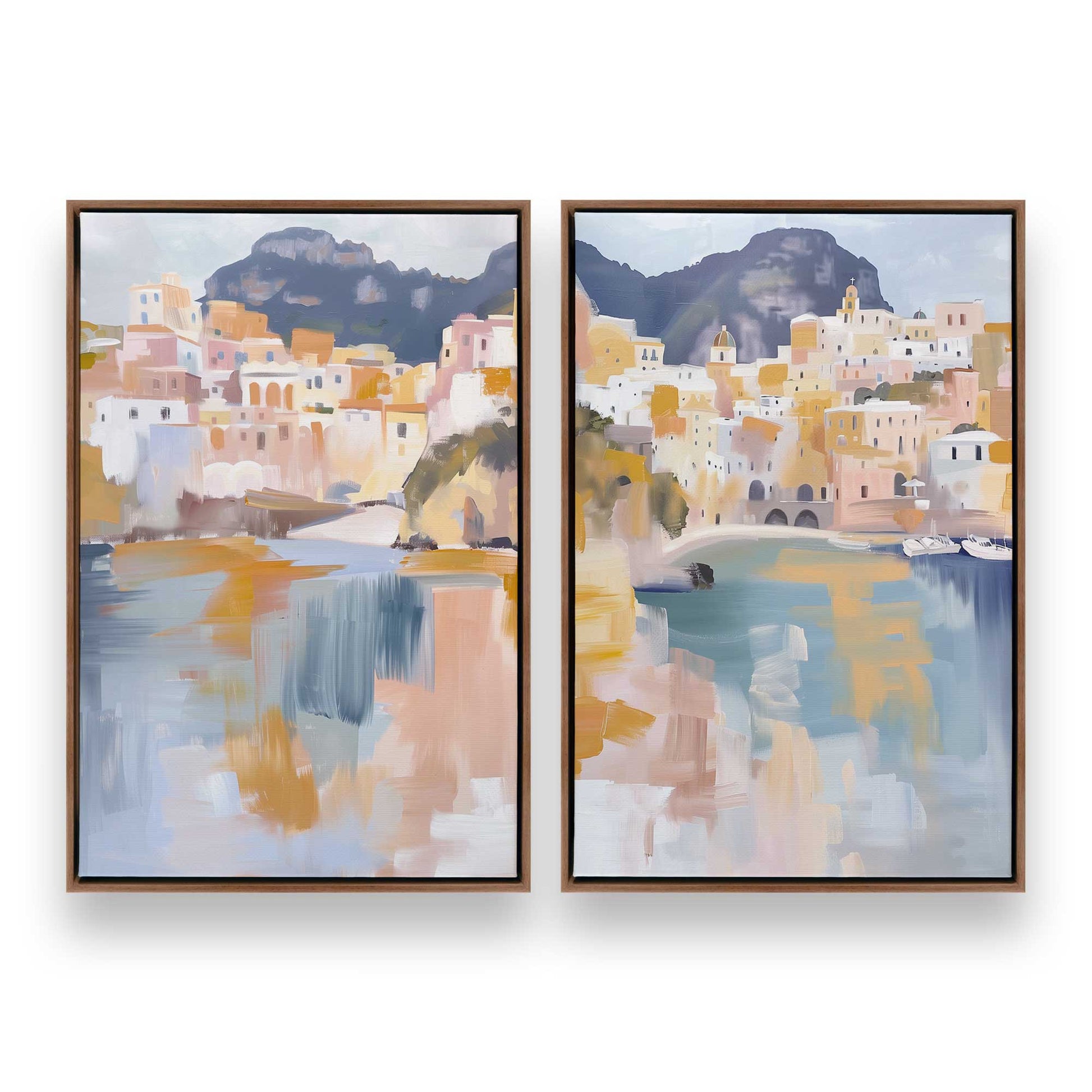 [Color:Walnut], Picture of art in a Walnut frame