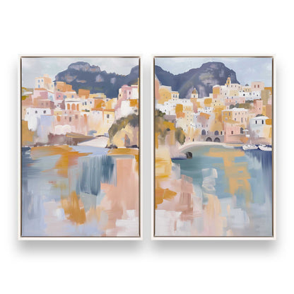 [Color:Opaque White], Picture of art in a White frame
