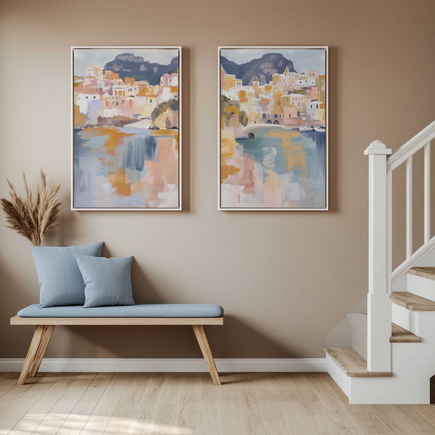 [Color:Walnut], Picture of art in a Walnut frame