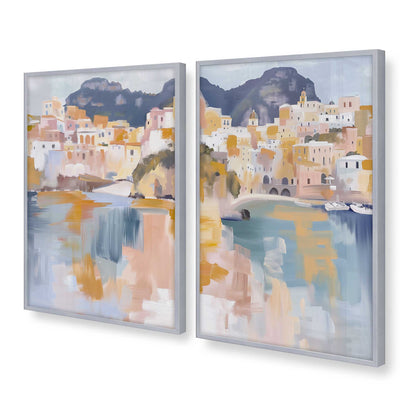 [Color:Polished Chrome], Picture of art in a Polished Chrome frame at an angle