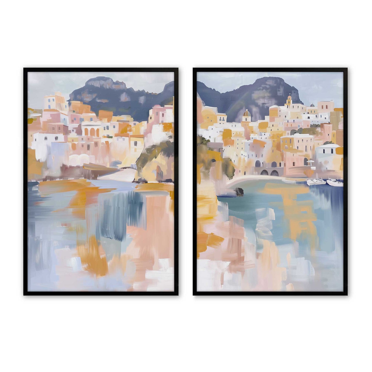 [Color:Satin Black], Picture of art in a Satin Black frame