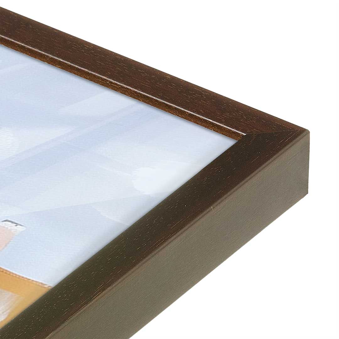 [Color:Belvinder Brown], Picture of art in a Belvinder Brown frame of the corner