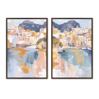 [Color:Belvinder Brown], Picture of art in a Belvinder Brown frame