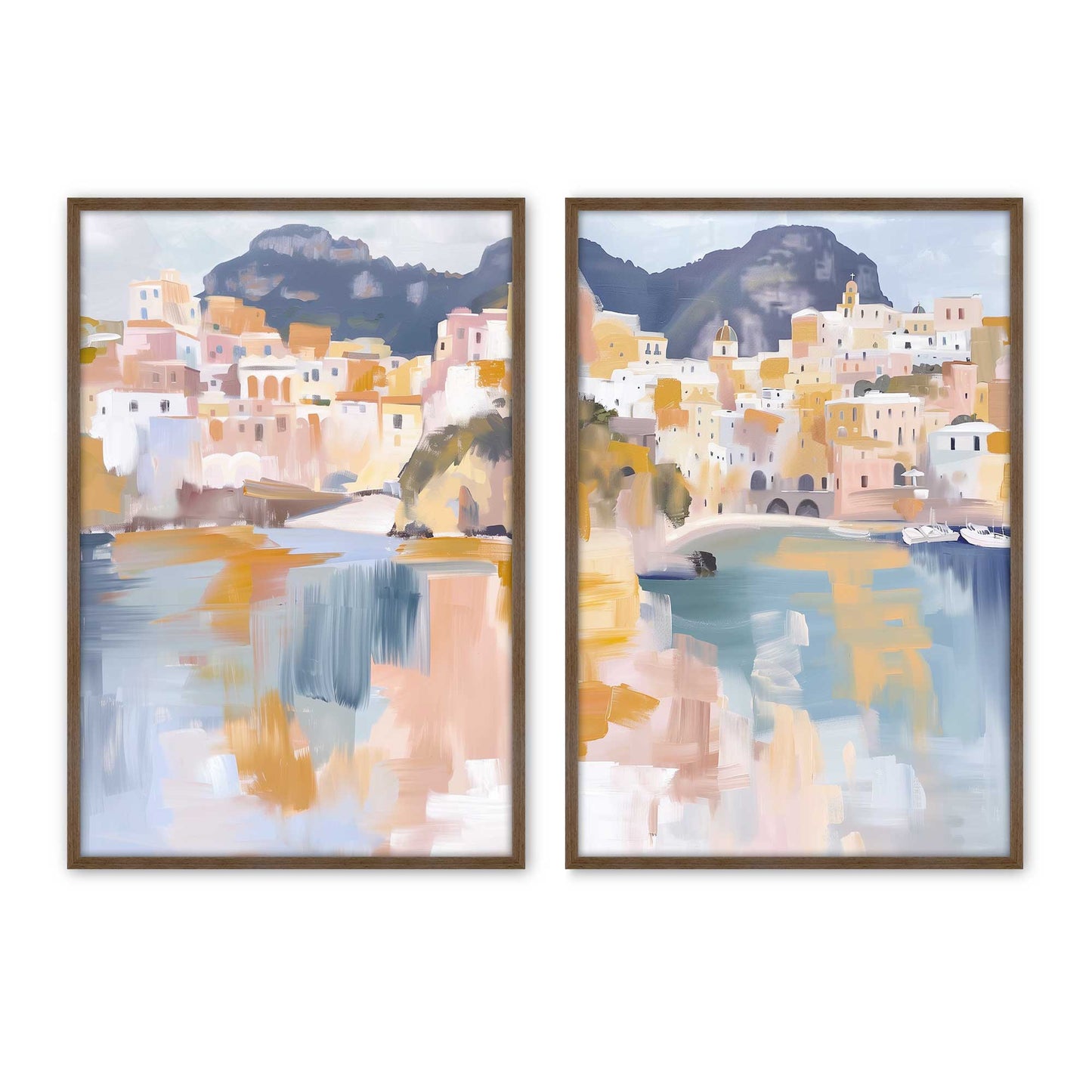 [Color:Walnut], Picture of art in a Walnut frame