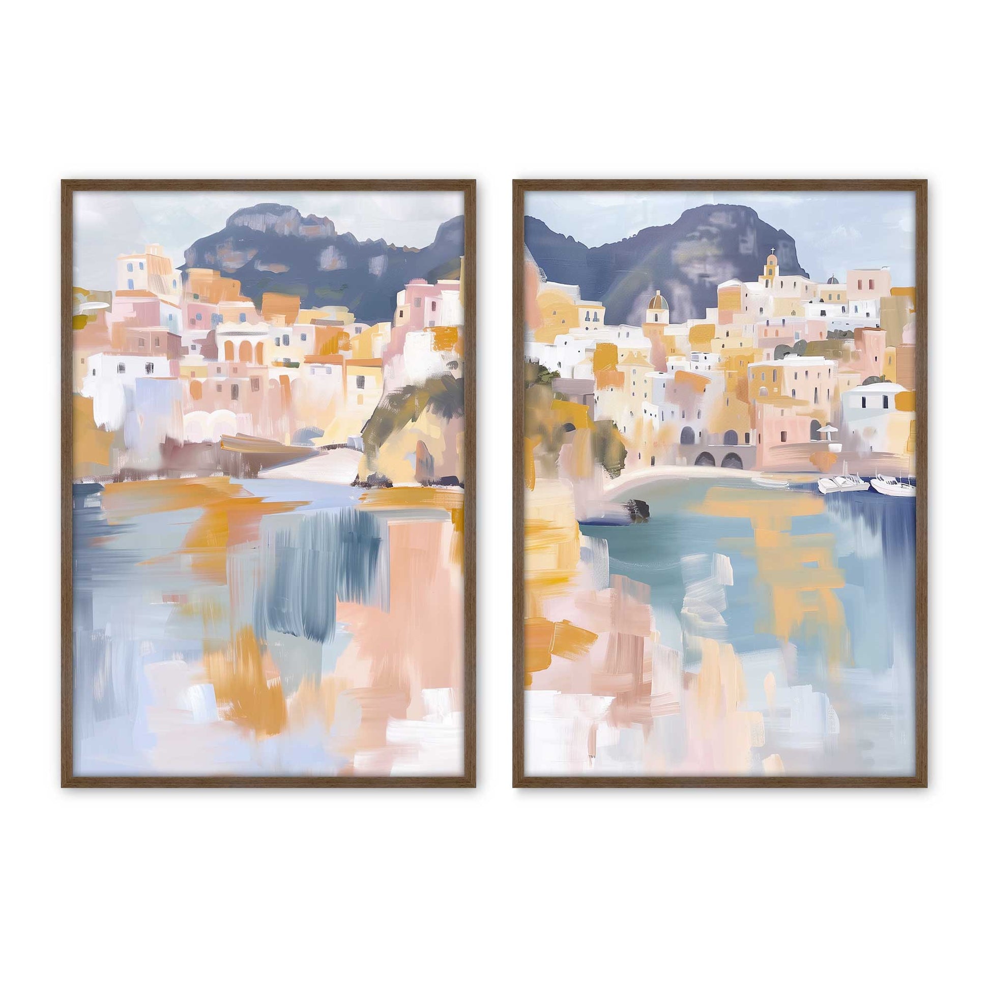 [Color:Walnut], Picture of art in a Walnut frame