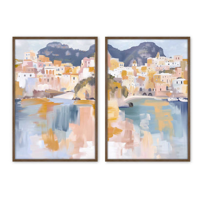 [Color:Walnut], Picture of art in a Walnut frame