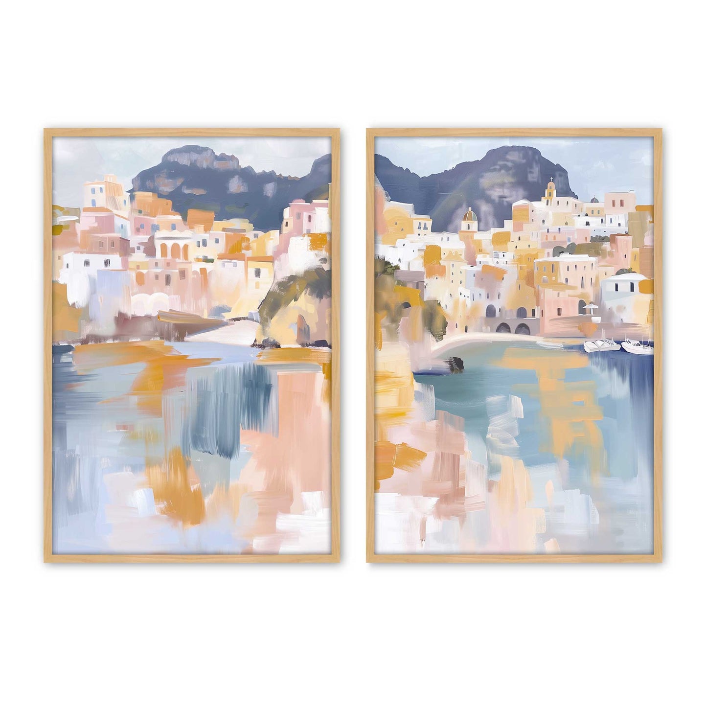 [Color:American Maple], Picture of art in a American Maple frame