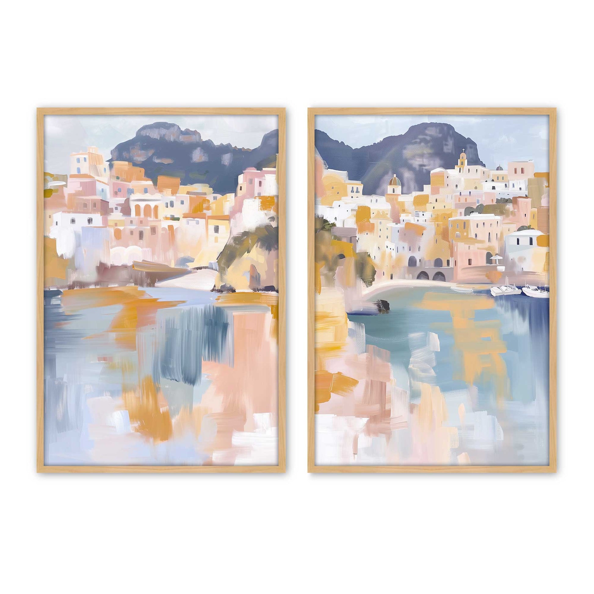 [Color:American Maple], Picture of art in a American Maple frame