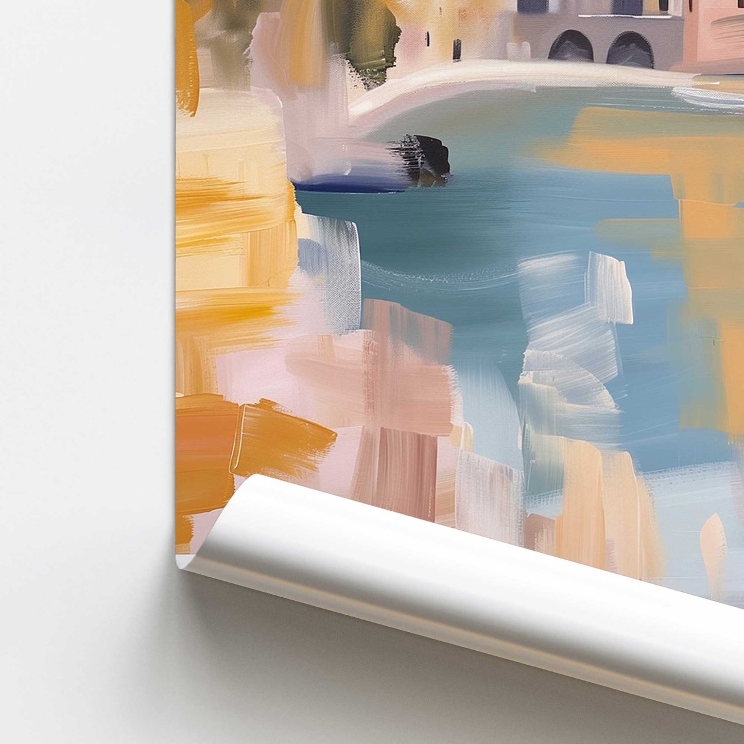 [color:Rolled Print], Picture of close up of art