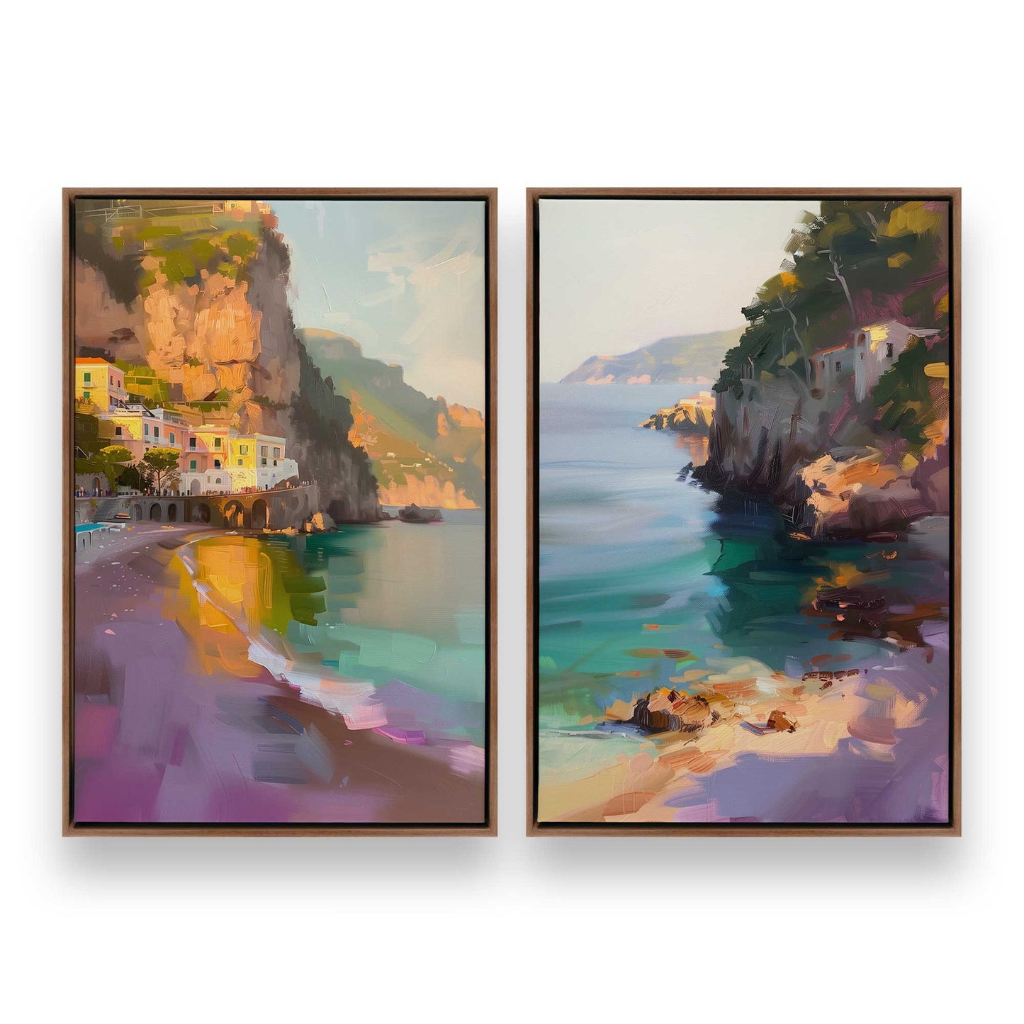 [Color:Walnut], Picture of art in a Walnut frame