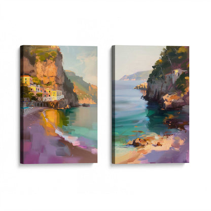 [Color:Stretched Canvas], Picture of art at an angle