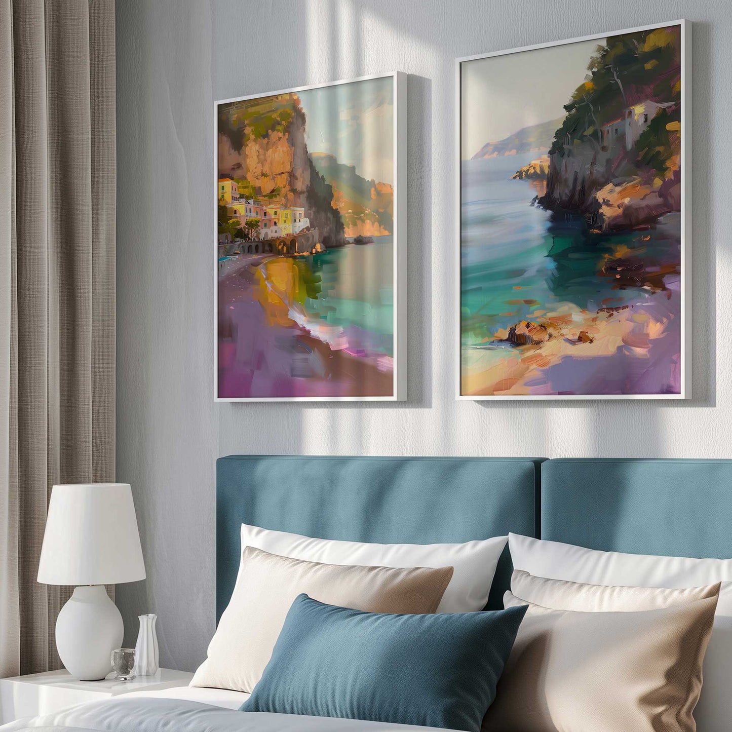 [Color:Satin Black], Picture of art in a Satin Black frame
