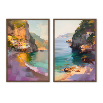 [Color:Walnut], Picture of art in a Walnut frame