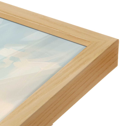 [Color:American Maple], Picture of art in a American Maple frame of the corner