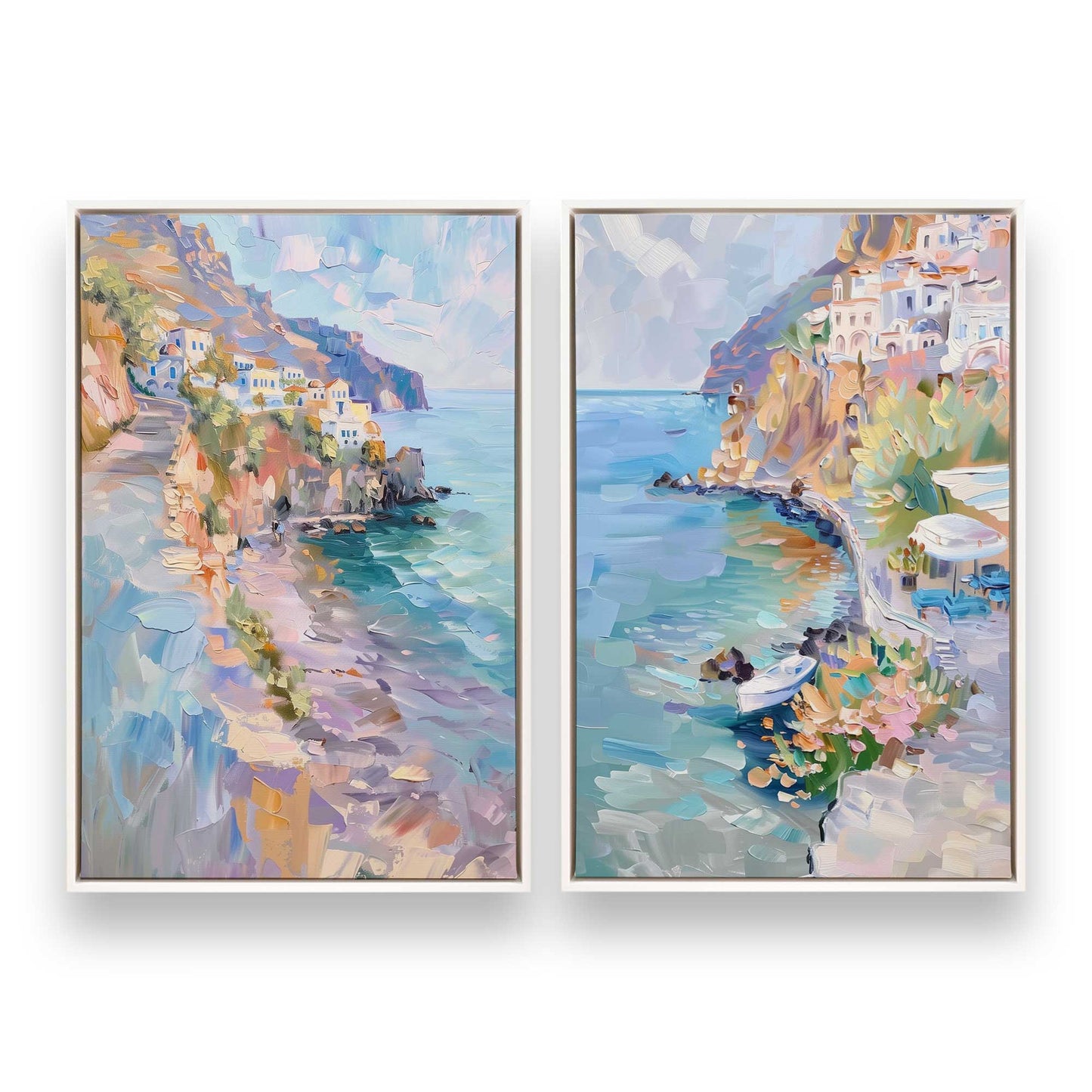 [Color:Opaque White], Picture of art in a White frame