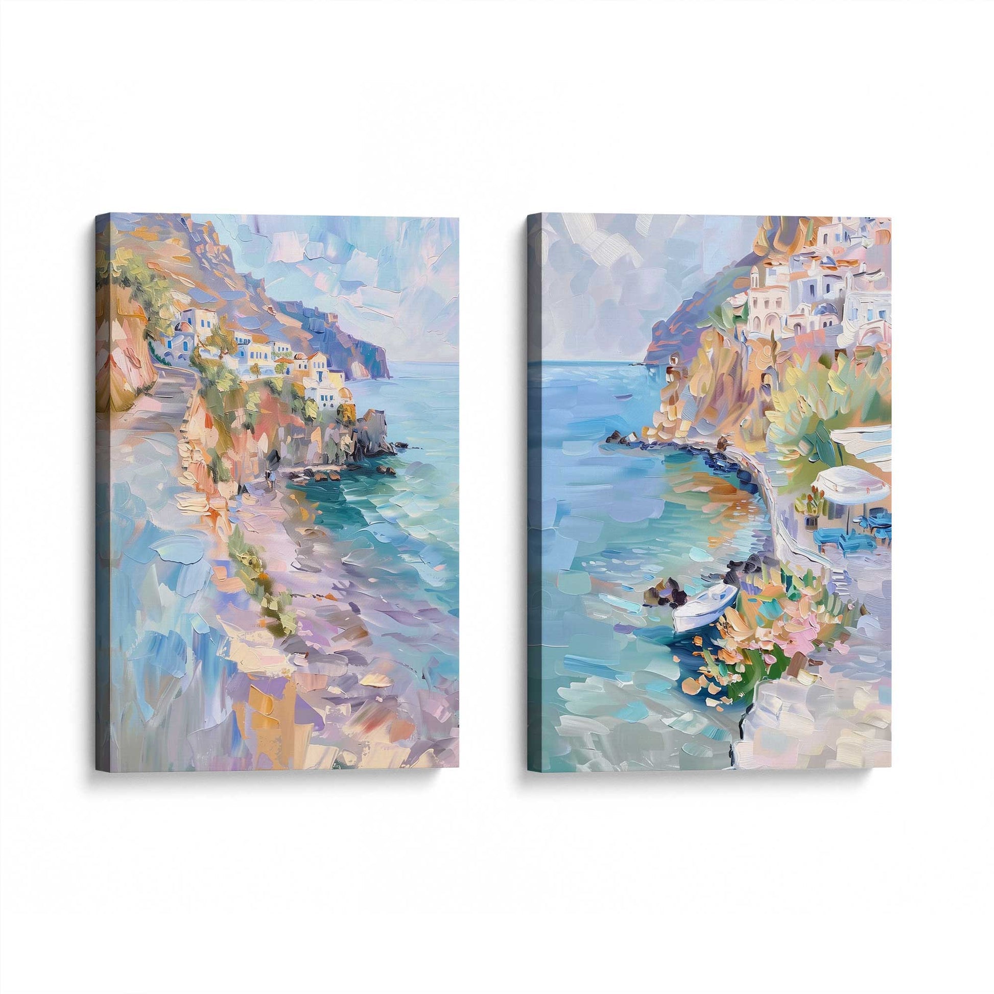 [Color:Stretched Canvas], Picture of art at an angle