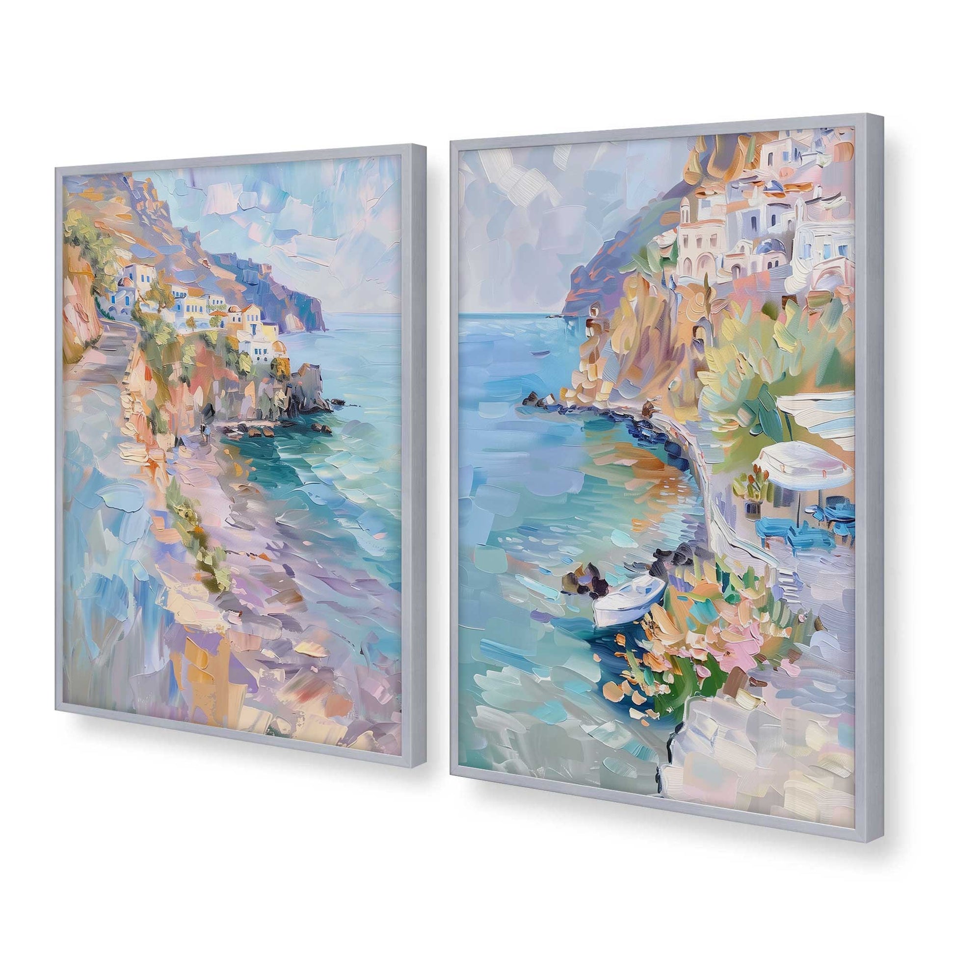 [Color:Polished Chrome], Picture of art in a Polished Chrome frame at an angle
