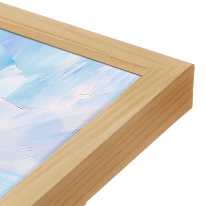 [Color:American Maple], Picture of art in a American Maple frame of the corner