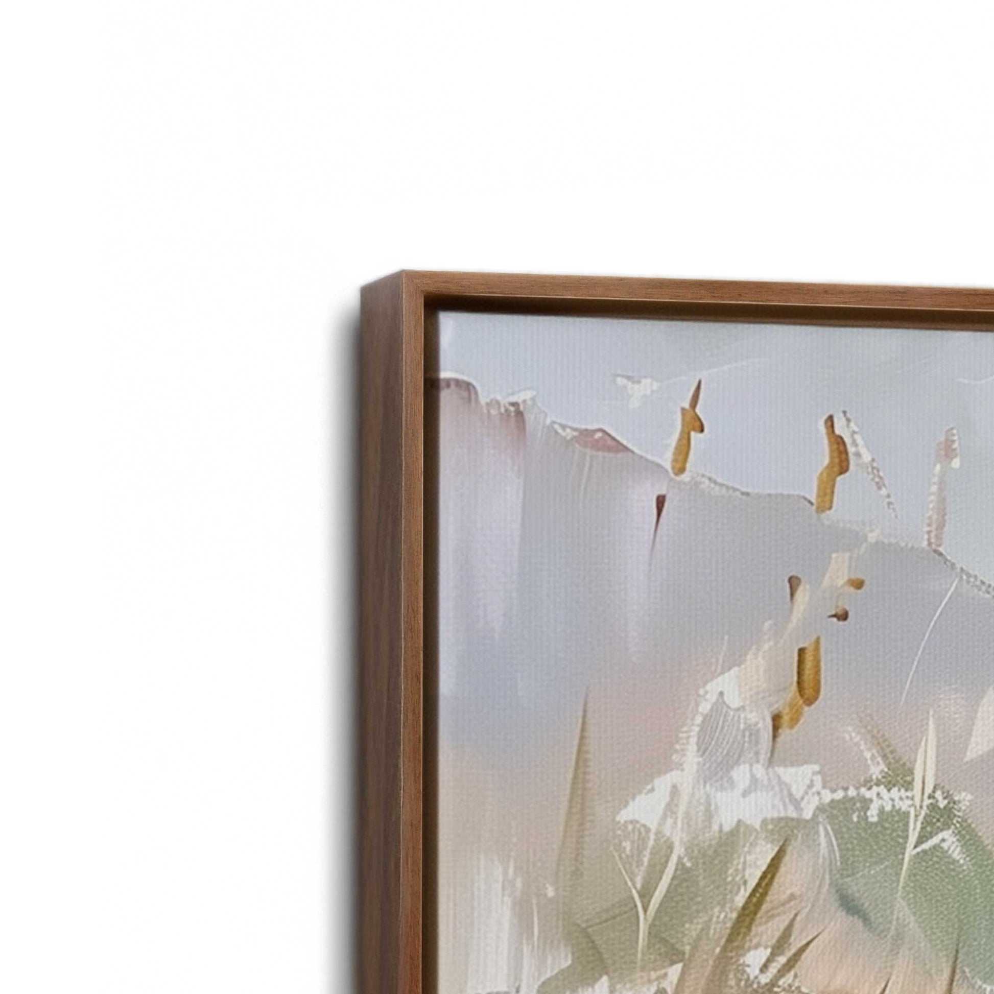 [Color:Walnut], Picture of the corner of the art