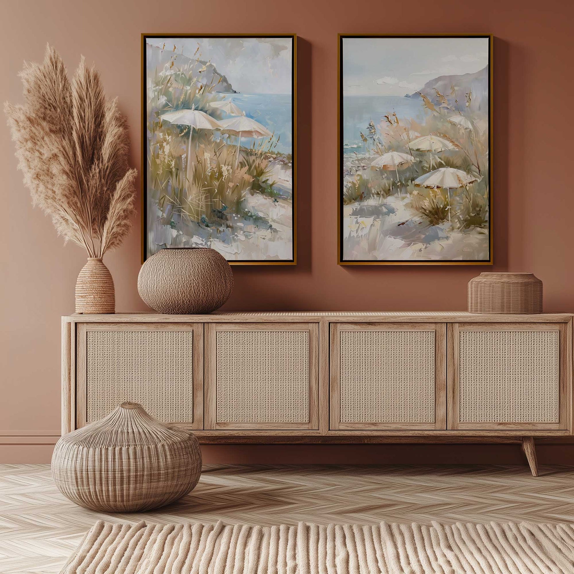 [Color:Walnut], Picture of art in a Walnut frame