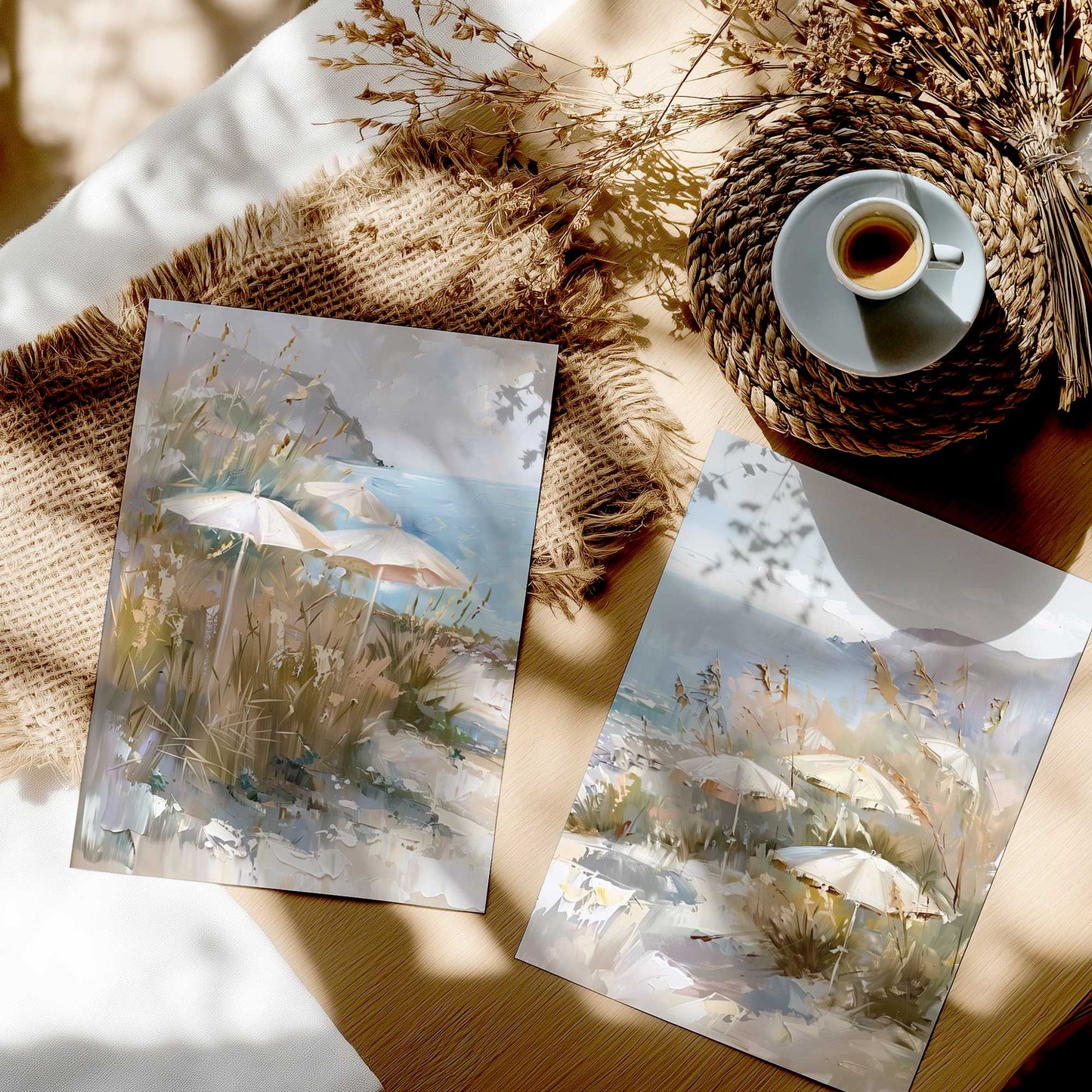 [color:Rolled Print], Picture in a room