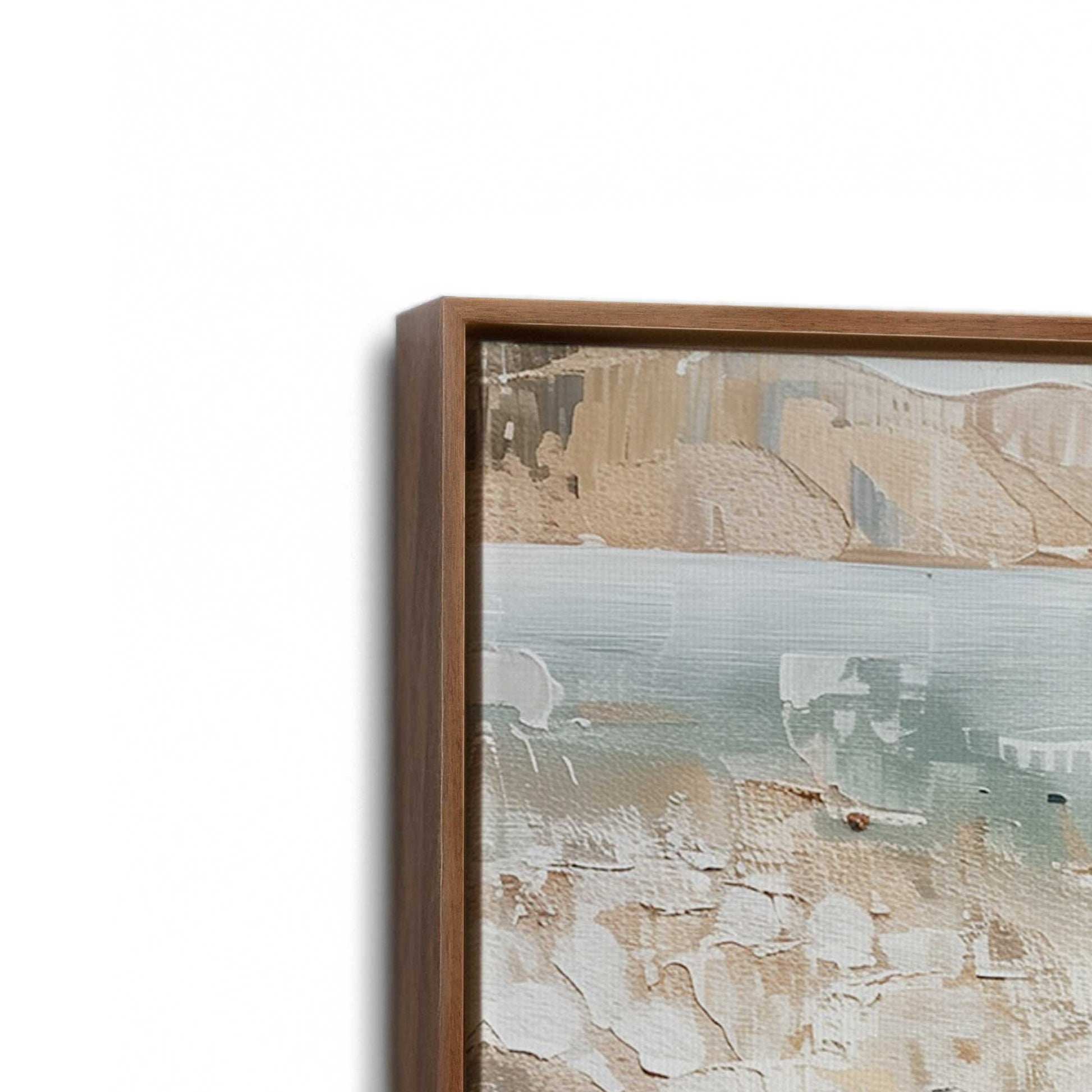 [Color:Walnut], Picture of the corner of the art