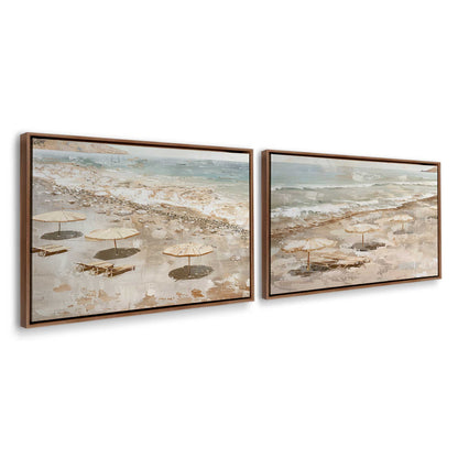 [Color:Walnut], Picture of art in a Walnut frame at an angle
