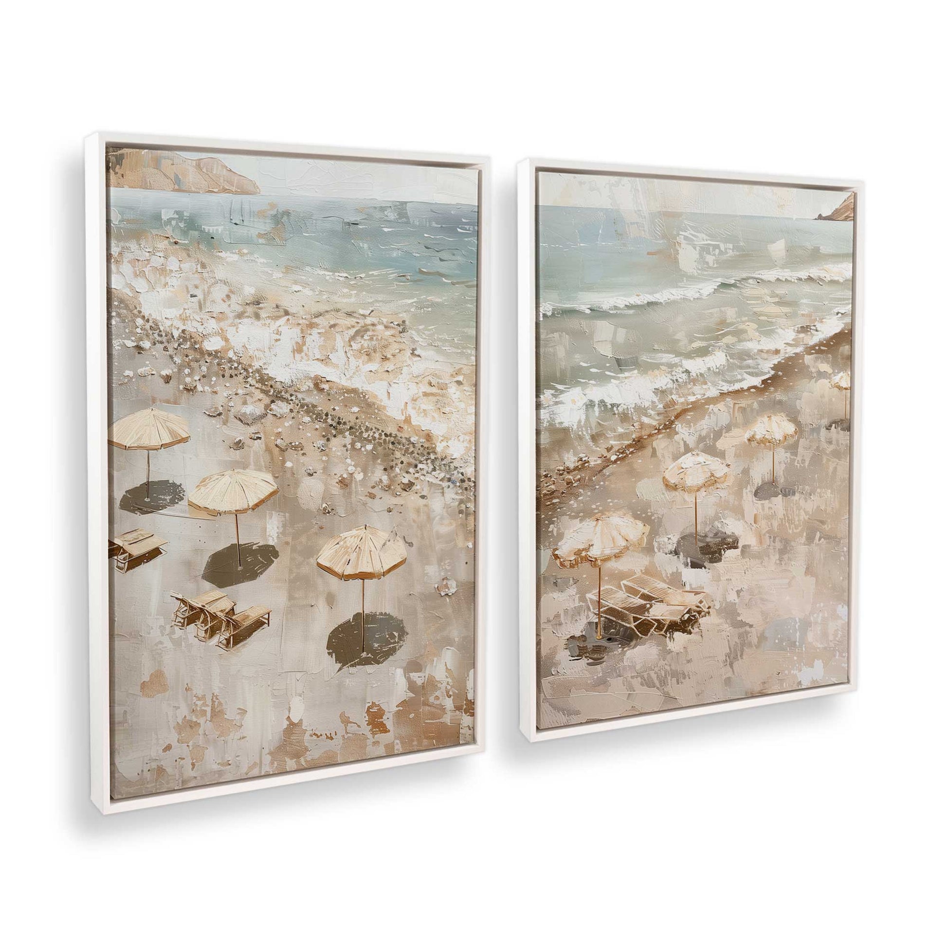 [Color:Opaque White], Picture of art in a White frame at an angle