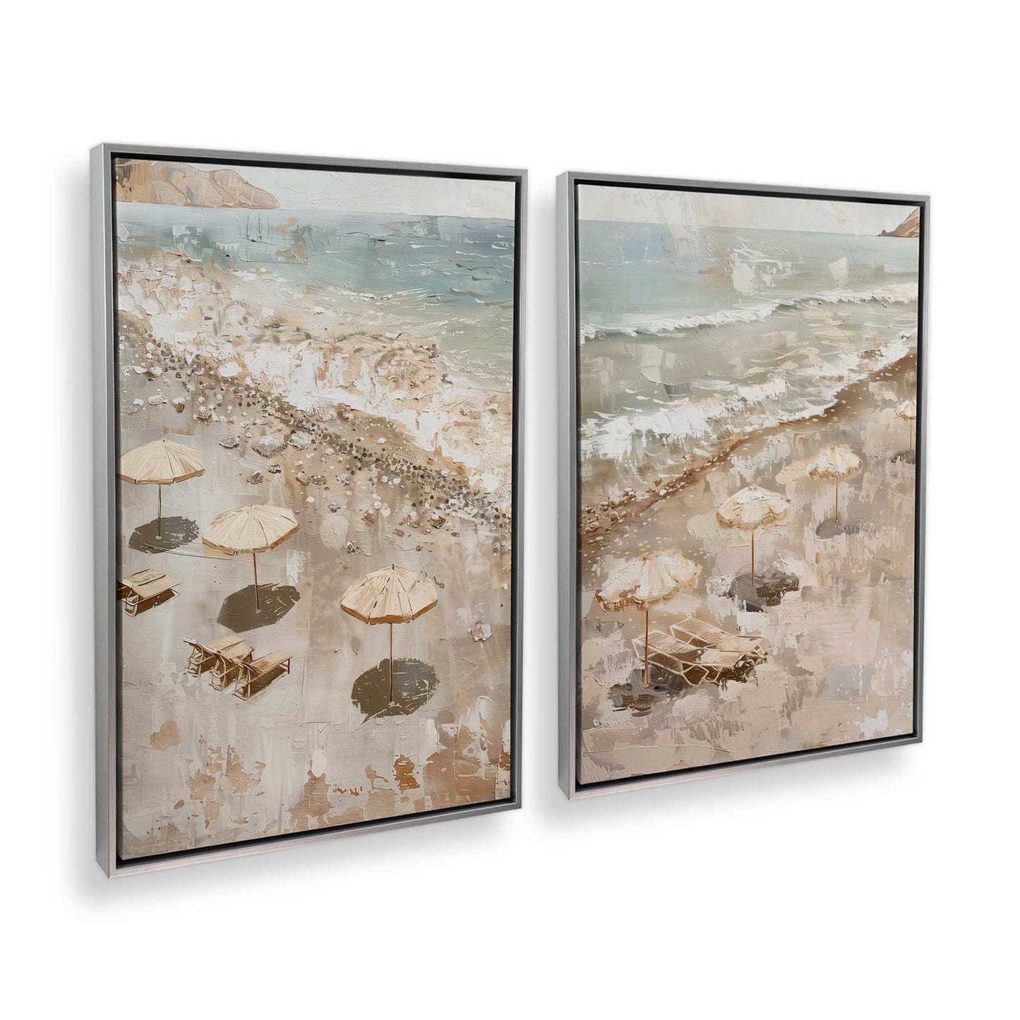 [Color:Polished Chrome], Picture of art in a Polished Chrome frame at an angle