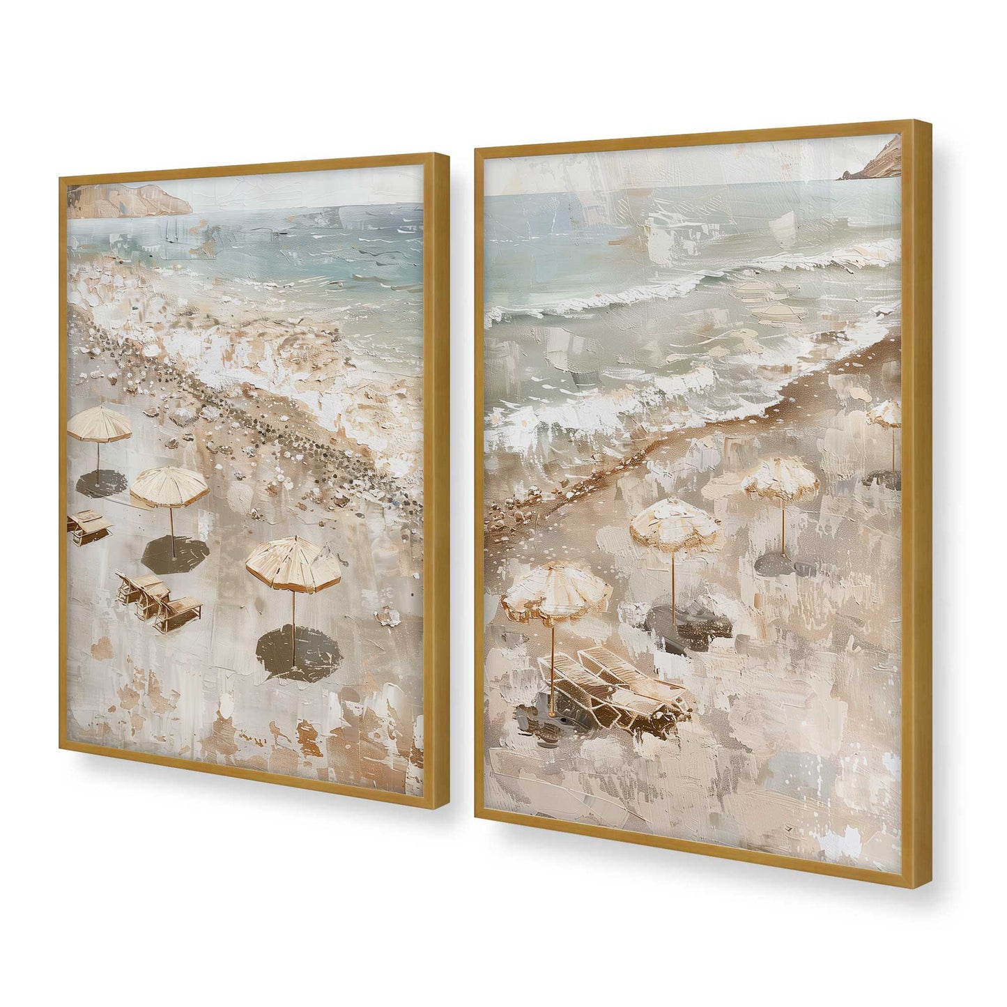 [Color:Polished Gold], Picture of art in a Polished Gold frame at an angle