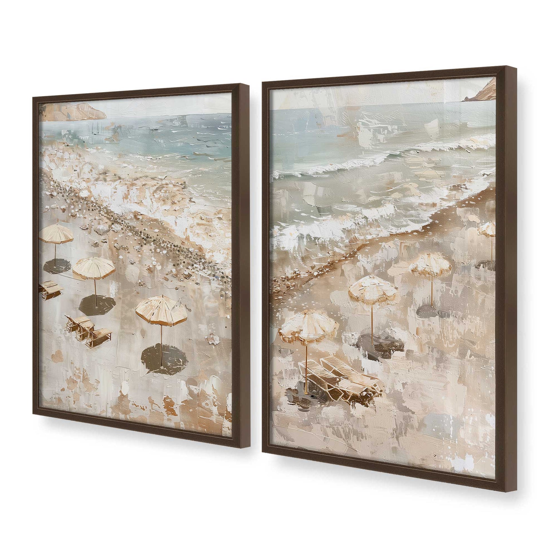 [Color:Belvinder Brown], Picture of art in a Belvinder Brown frame at an angle