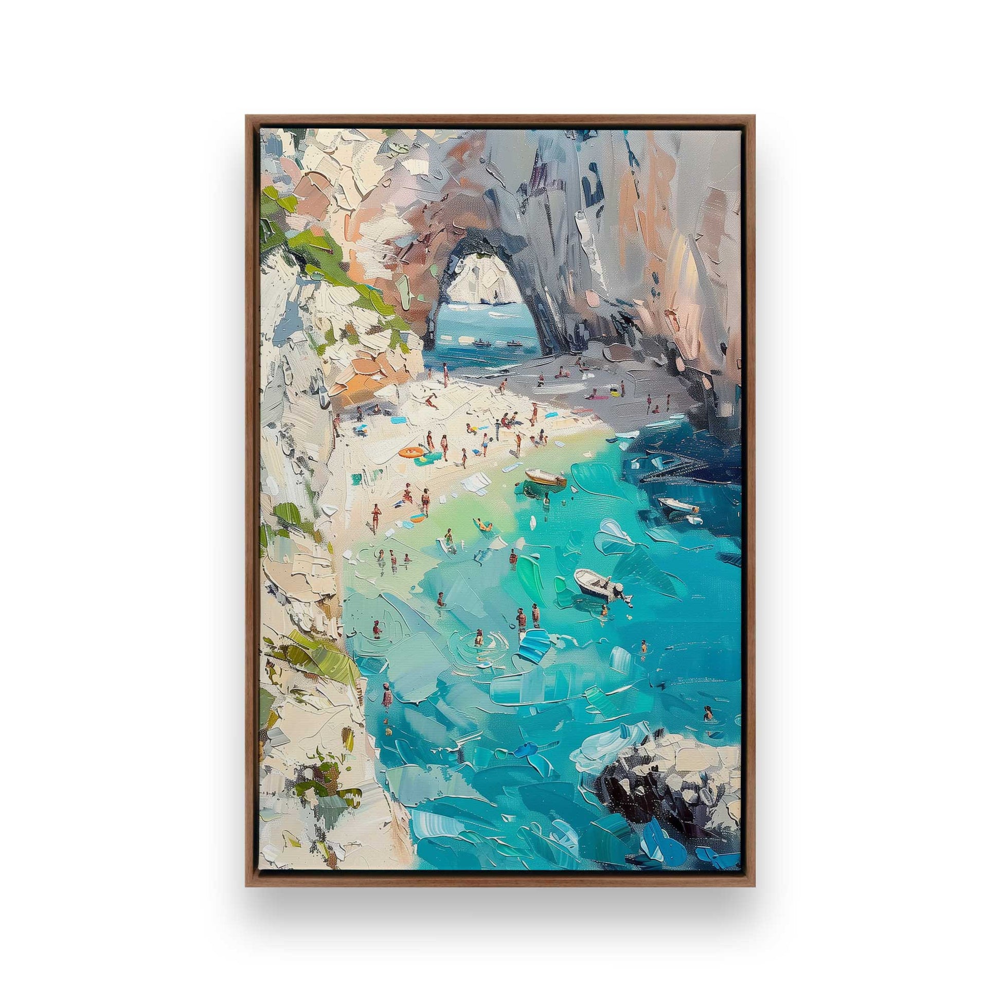 [Color:Walnut], Picture of art in a Walnut frame