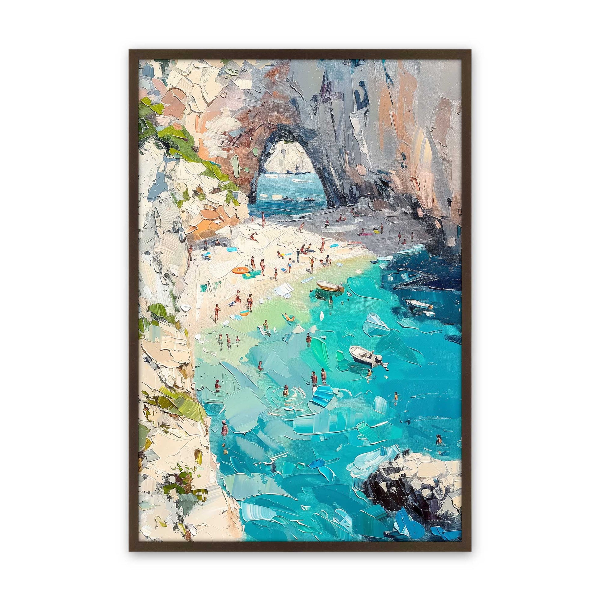 [Color:Belvinder Brown], Picture of art in a Belvinder Brown frame
