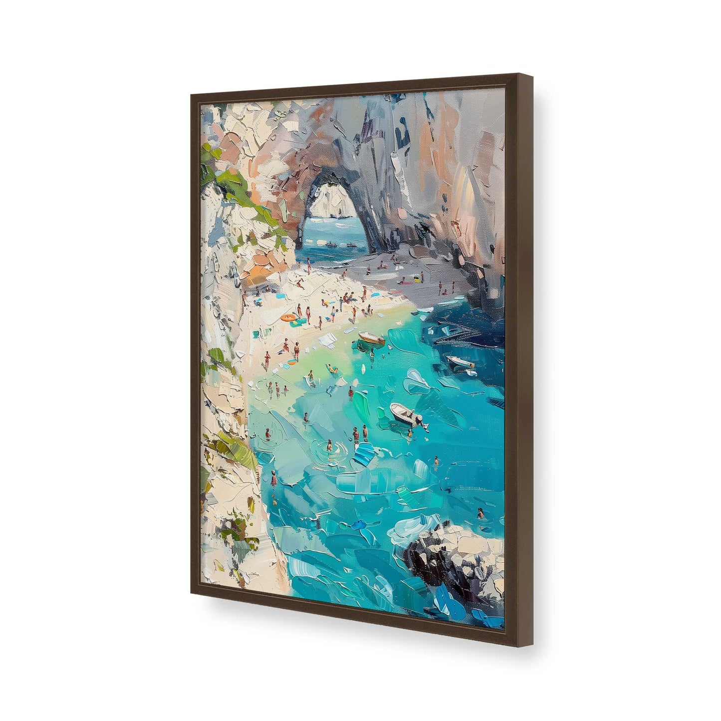 [Color:Belvinder Brown], Picture of art in a Belvinder Brown frame of the corner