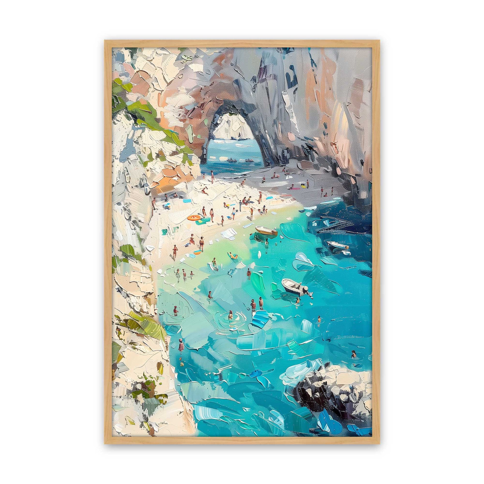 [Color:American Maple], Picture of art in a American Maple frame