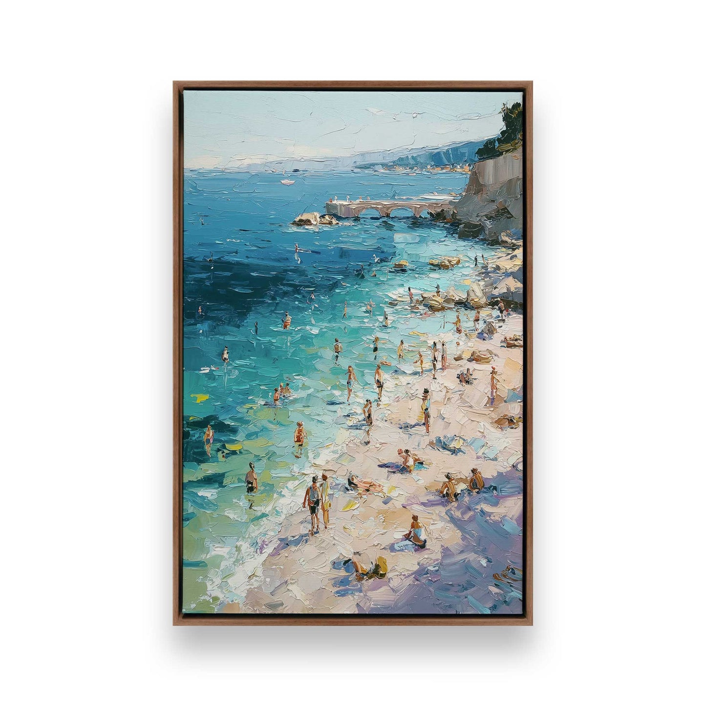 [Color:Walnut], Picture of art in a Walnut frame