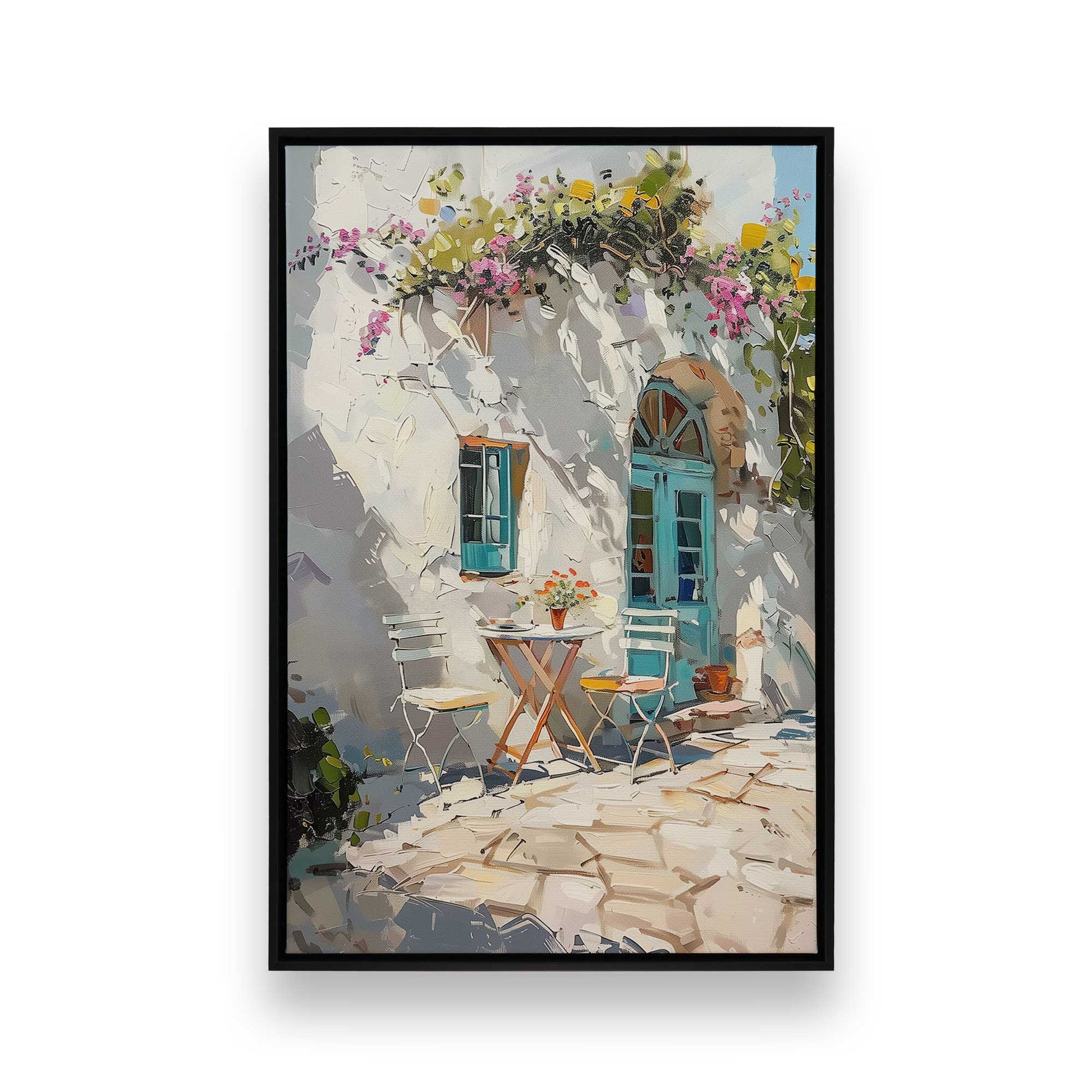 [Color:Satin Black], Picture of art in a Satin Black frame
